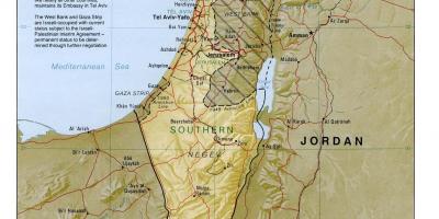 Kart İsrail coğrafiyası 