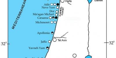 Kart İsrailin limanlar